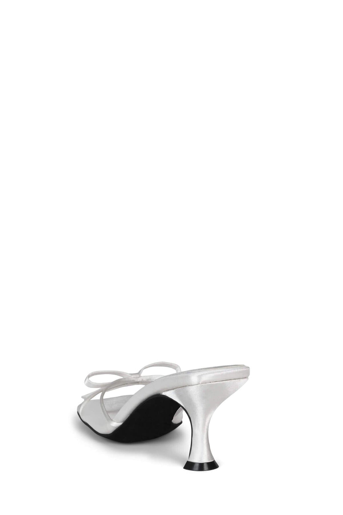 SWEET-ON-U Jeffrey Campbell Heeled Sandals White Satin Combo