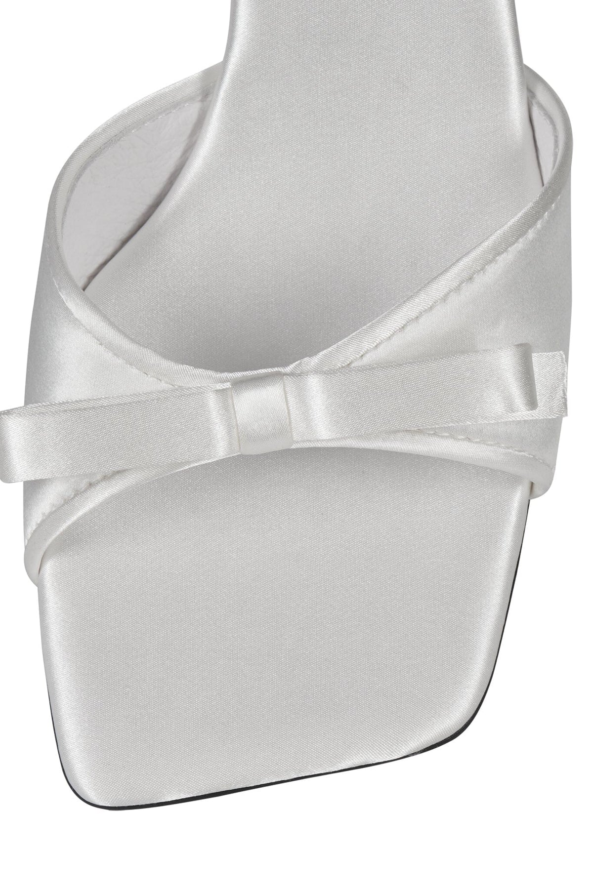 SWEET-ON-U Jeffrey Campbell Heeled Sandal White Satin