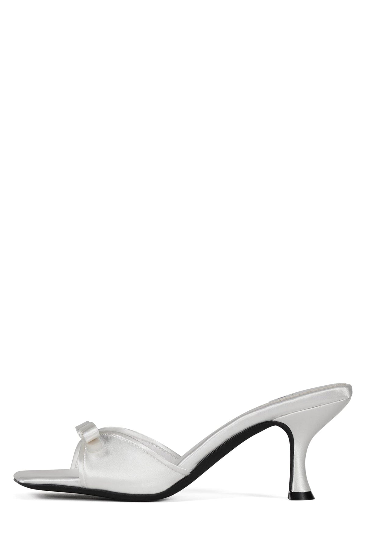 SWEET-ON-U Jeffrey Campbell Heeled Sandal White Satin