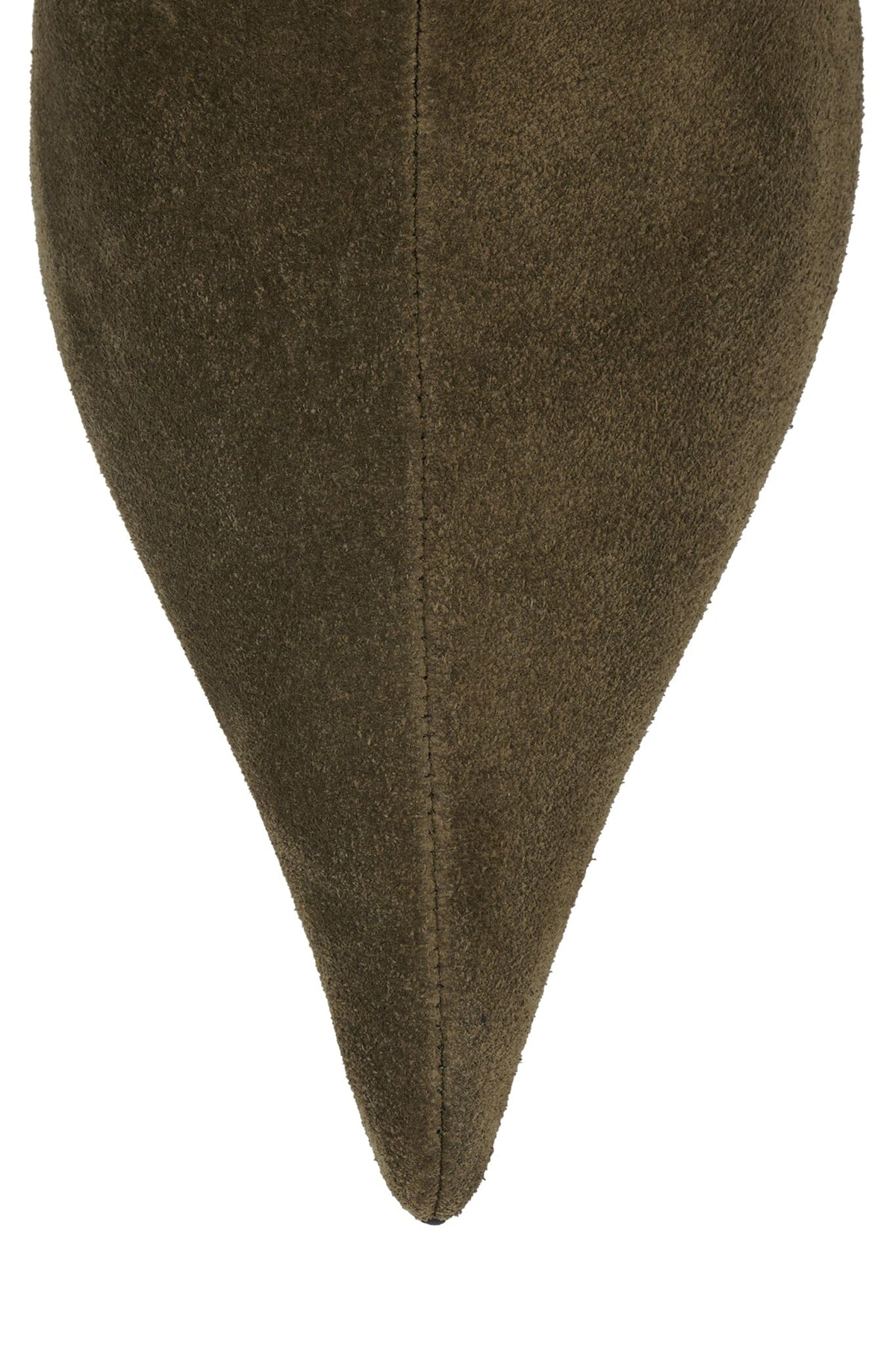 TAKE-IT Stiletto Bootie Olive Suede