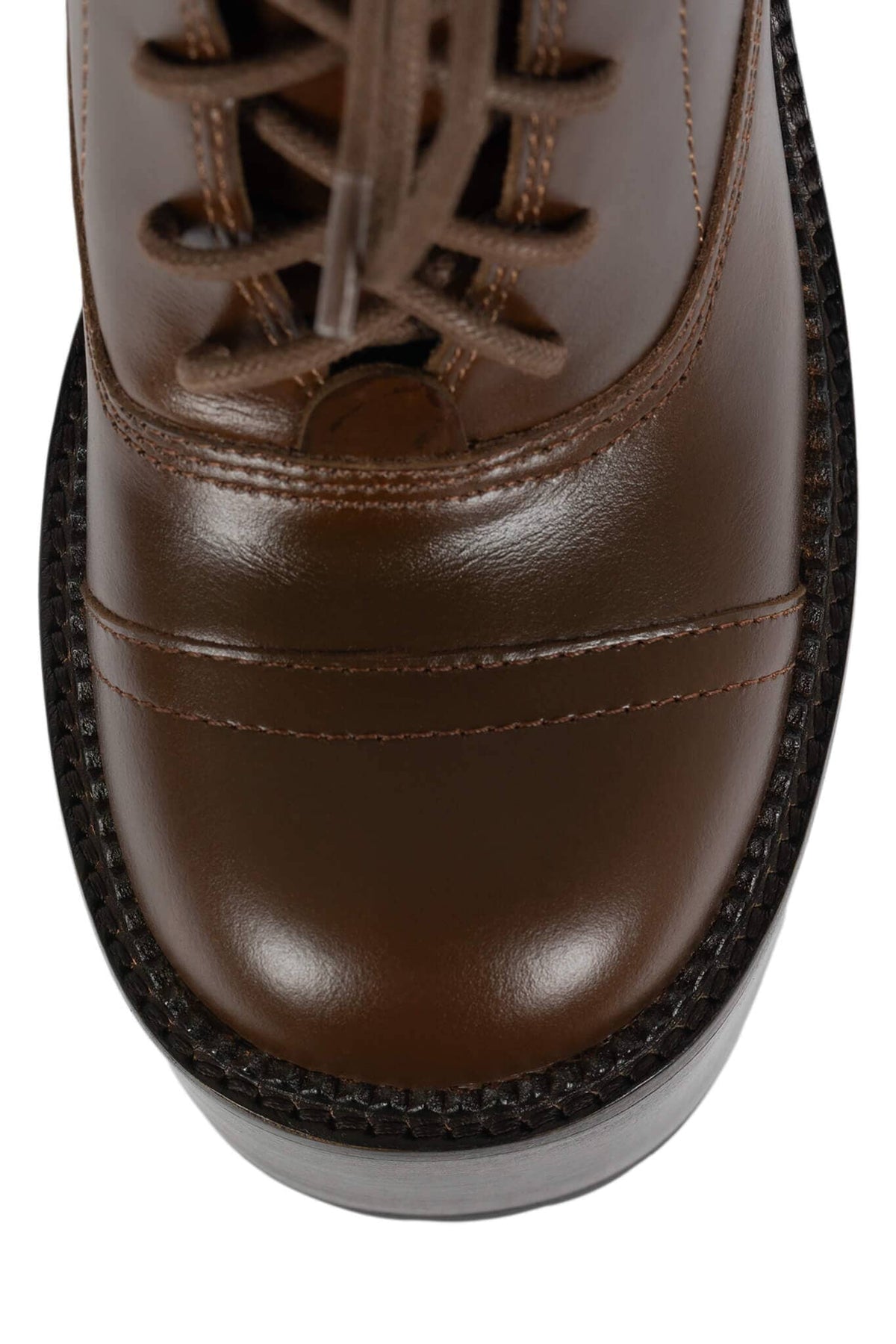 TAKEOFF Jeffrey Campbell Platform Bootie Brown