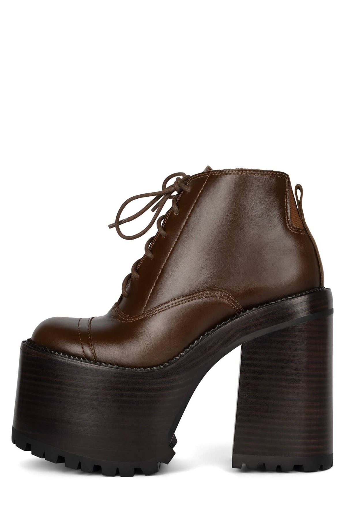 TAKEOFF Jeffrey Campbell Platform Bootie Brown