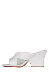 TETRA Jeffrey Campbell Heeled Sandal White 