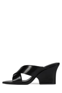 TETRA Jeffrey Campbell Heeled Sandal Black