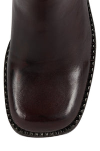 THE-BAND Jeffrey Campbell Knee-High Boot Brown Brown Stack