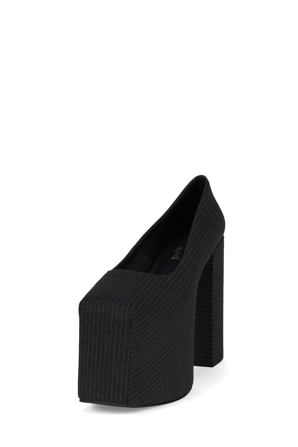 THE-DRAMA Jeffrey Campbell Platform Pump Dark Grey Pinstripe
_hover