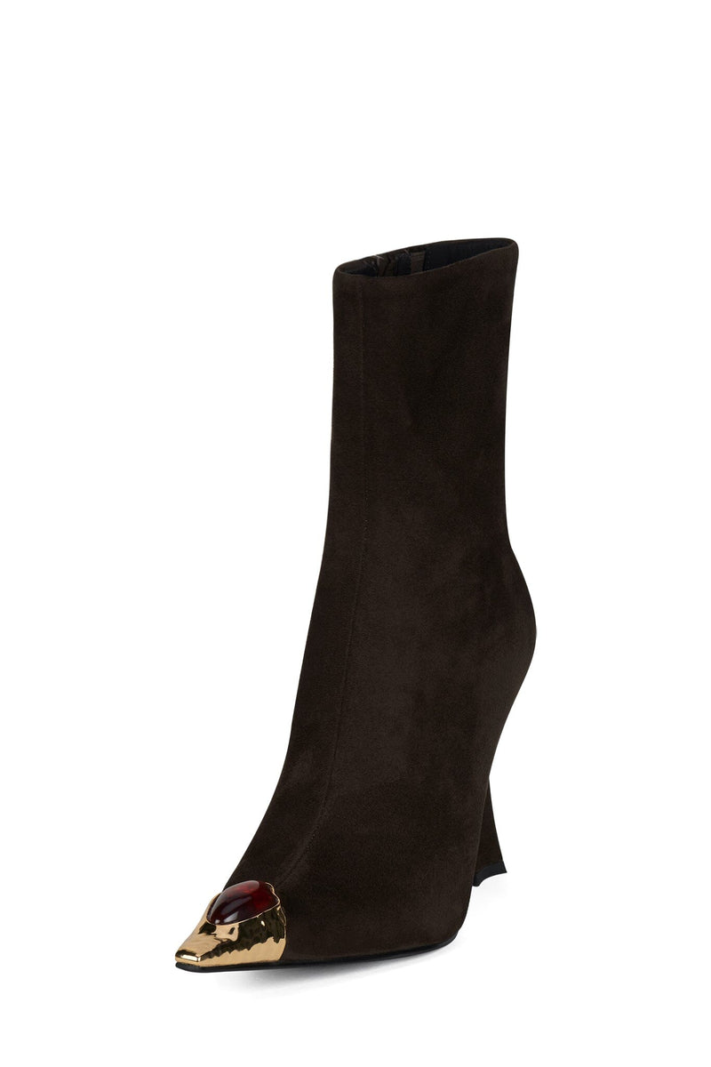 THE-STONE Jeffrey Campbell Ankle Boot Espresso Su Gold Tortoise
_hover