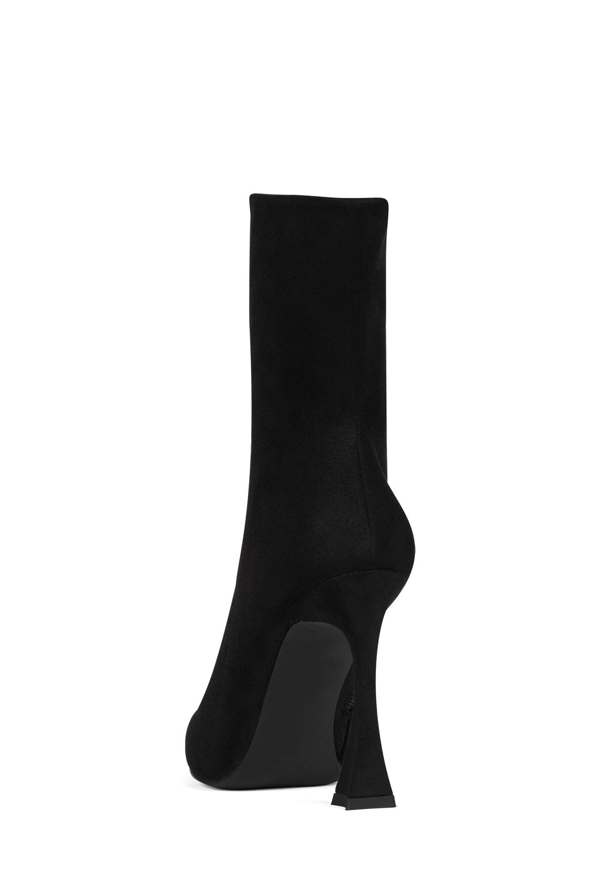 THE-STONE Jeffrey Campbell Ankle Boot Black Suede Gold Tortoise