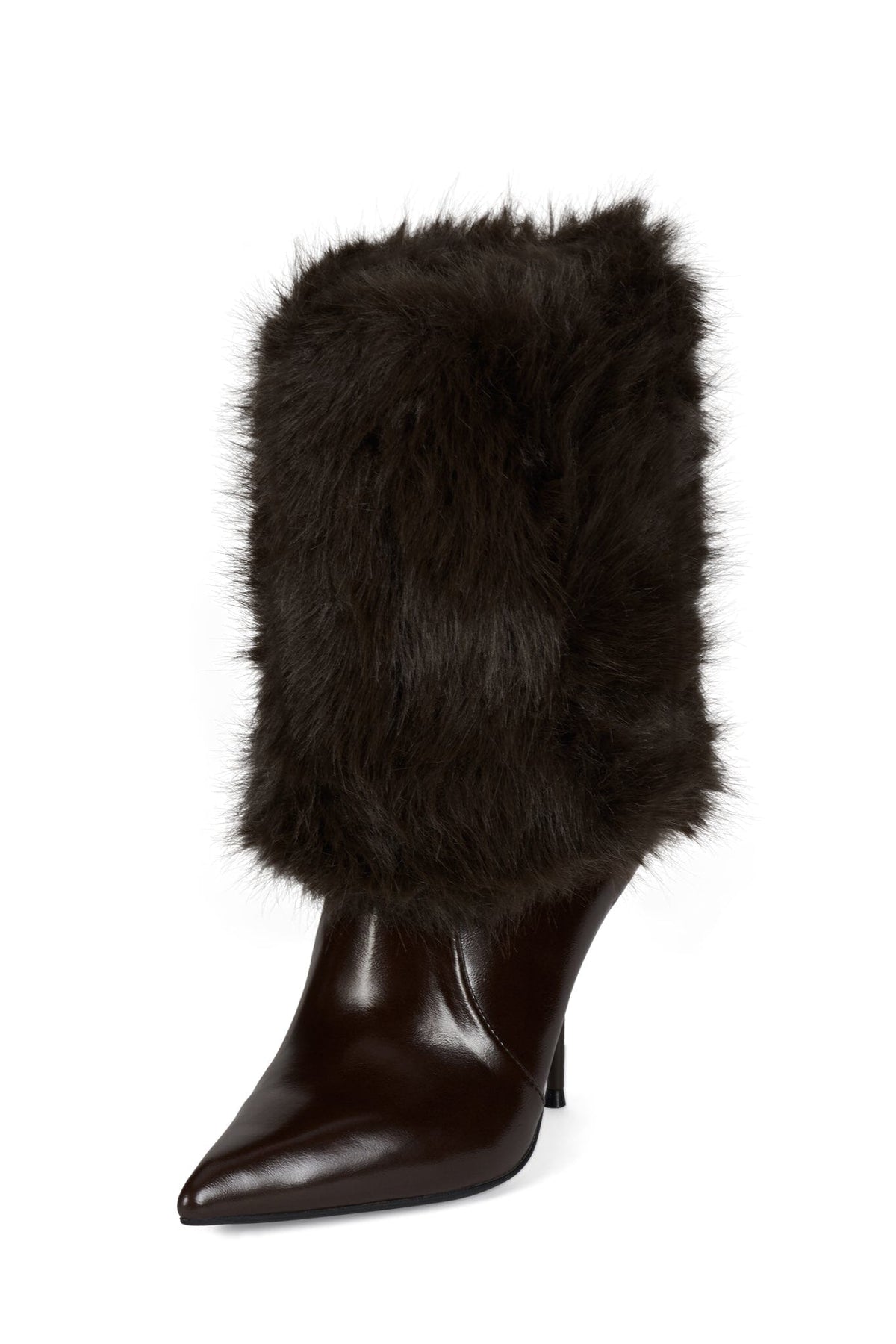 THERMAL Jeffrey Campbell Stiletto Boot Coffee Combo