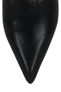 THERMAL Jeffrey Campbell Stiletto Boot Black Brown Combo