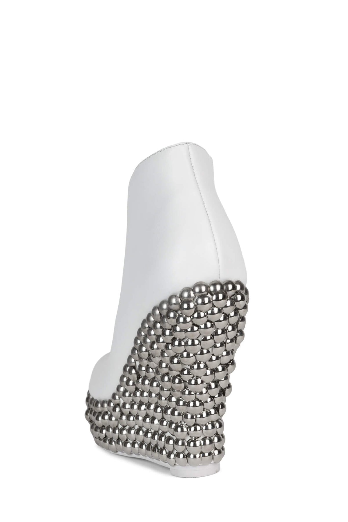 TICK Jeffrey Campbell Platform Booties White