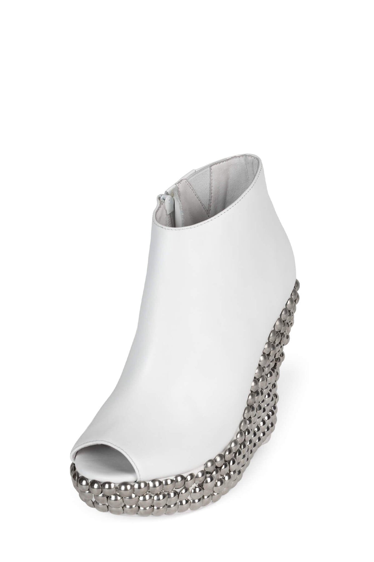TICK Jeffrey Campbell Platform Booties White _hover