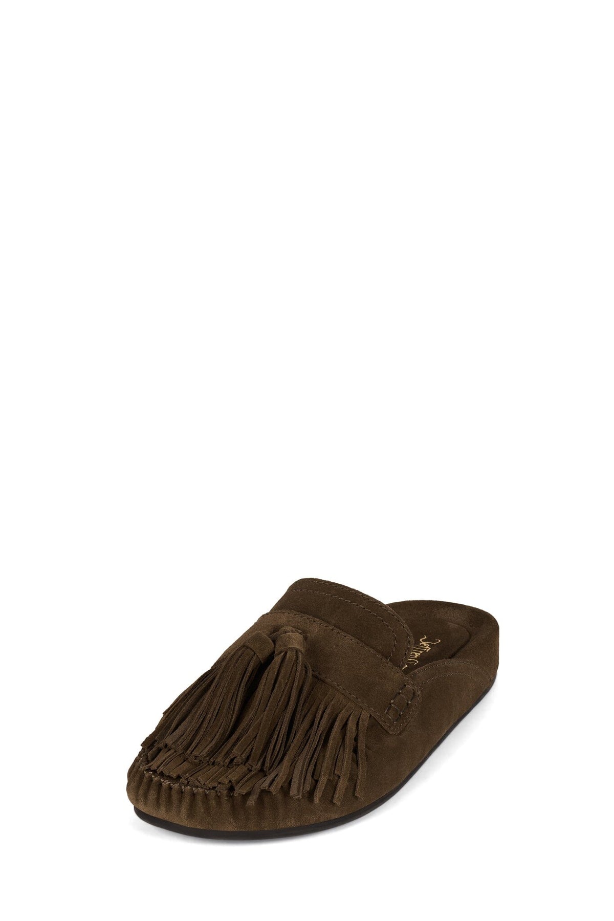 TOGGLE Flat Mule Brown Suede _hover