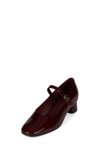 TOP-CLASS Jeffrey Campbell Mary-Jane Wine Crinkle Patent
_hover