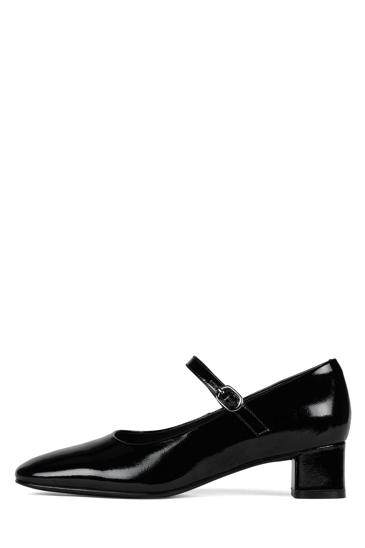 TOP-CLASS Jeffrey Campbell Mary-Jane Black Crinkle Patent