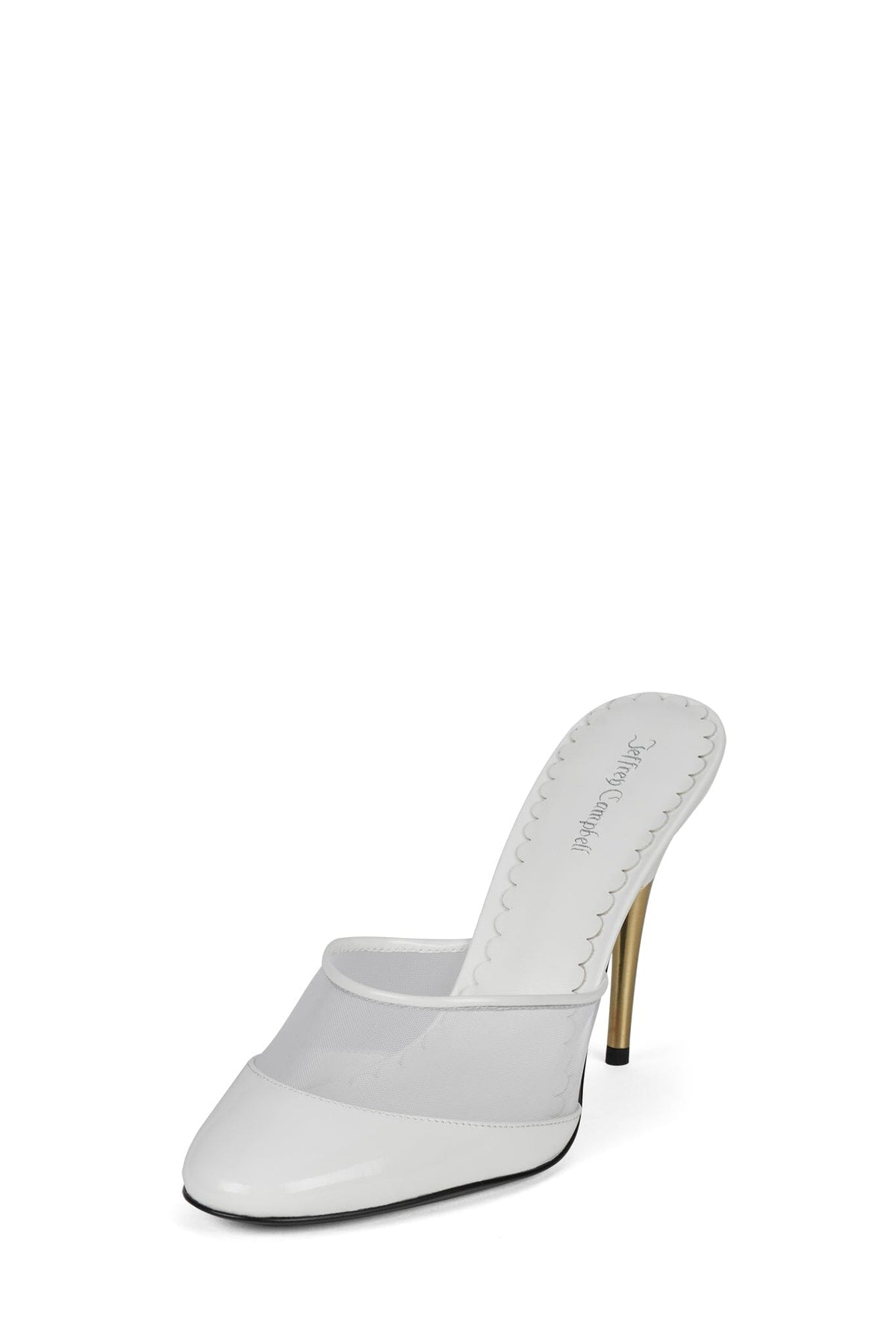 TREATMENT Heeled Mule White Combo _hover