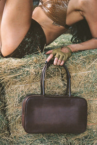 TRUANT Jeffrey Campbell East-West Handbag Espresso Ruboff 