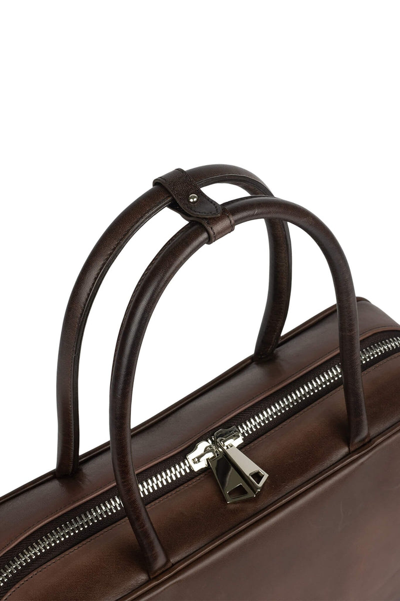 TRUANT Jeffrey Campbell East-West Handbag Espresso Ruboff 