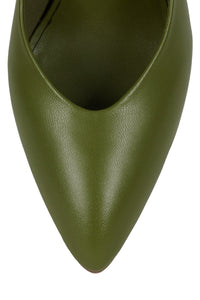 TRUST-FUND Jeffrey Campbell Pump Olive