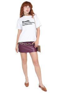UNLOCKED BELT Jeffrey Campbell Chain Link Belt Gold Silver Combo