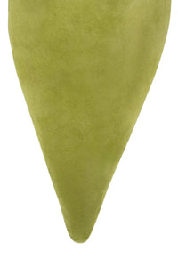 VADER-OS Jeffrey Campbell Mule Bright Chartreuse Suede
