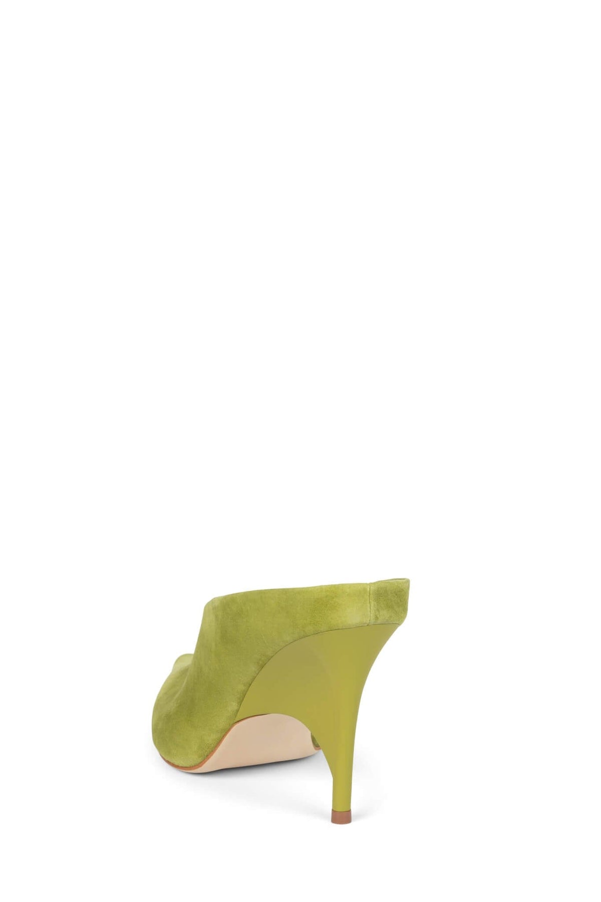VADER-OS Jeffrey Campbell Mule Bright Chartreuse Suede
