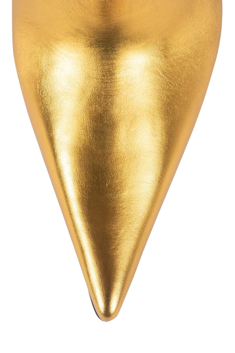 VADER-OS Jeffrey Campbell Mule Gold
