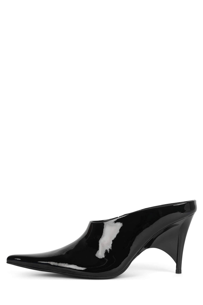 VADER-OS Jeffrey Campbell Mule Black Patent