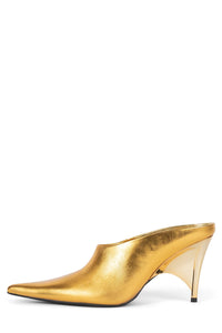 VADER-OS Jeffrey Campbell Mule Gold