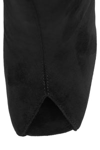 VANIA Jeffrey Campbell Knee-High Boot Black Suede Combo