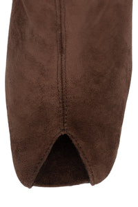 VANIA Jeffrey Campbell Knee-High Boot Espresso Suede Combo