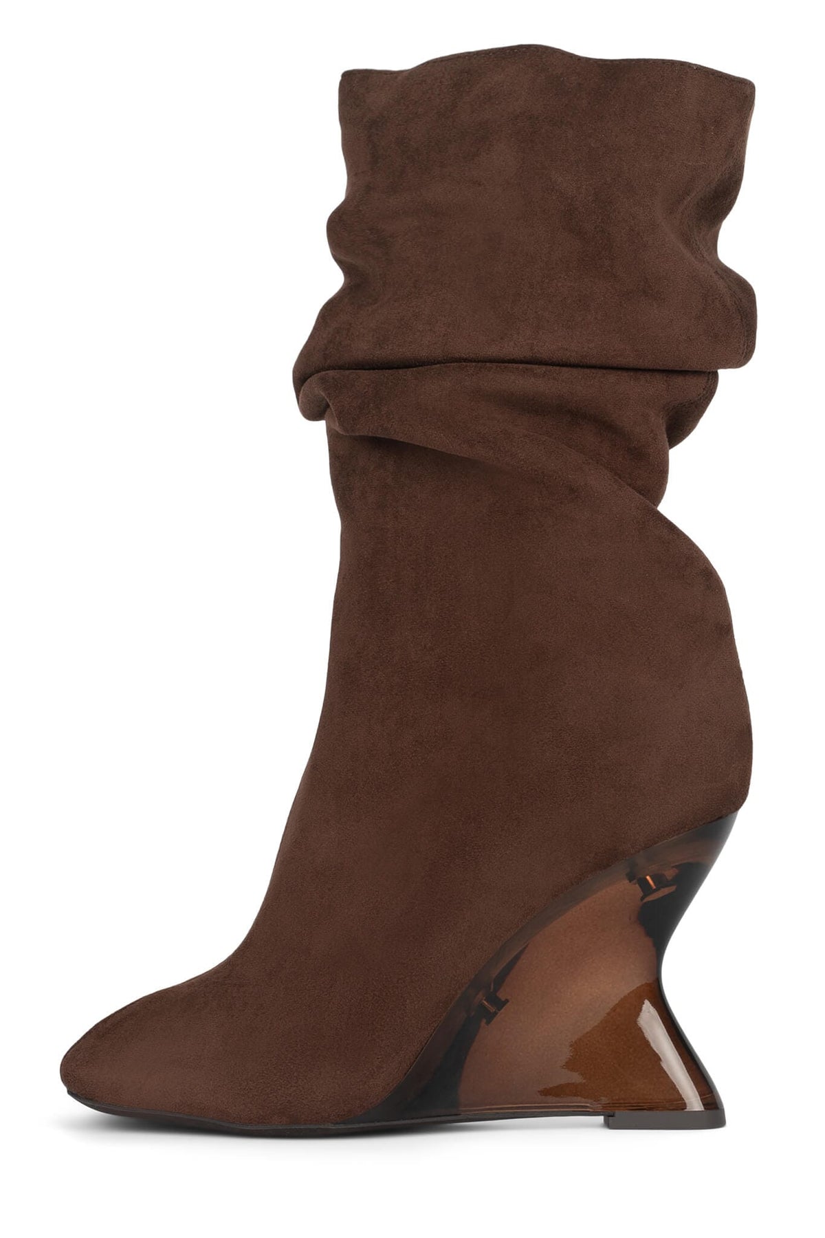 VANIA Jeffrey Campbell Knee-High Boot Espresso Suede Combo