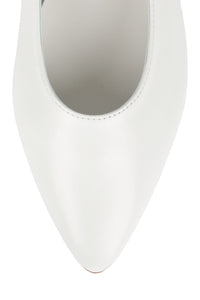 VESPA Jeffrey Campbell Flat Ivory Tan Stack 