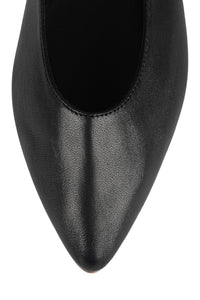 VESPA Jeffrey Campbell Flat Black Tan Stack 