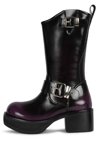 VEXX Jeffrey Campbell Platform Boot Purple Brush Box