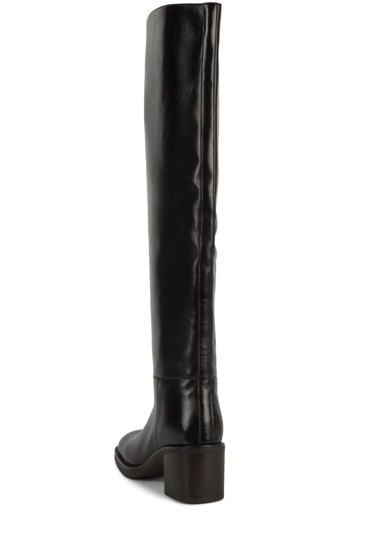VINYL Jeffrey Campbell Over-The-Knee Boot Dark Brown