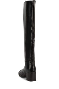 VINYL Jeffrey Campbell Over-The-Knee Boot Dark Brown