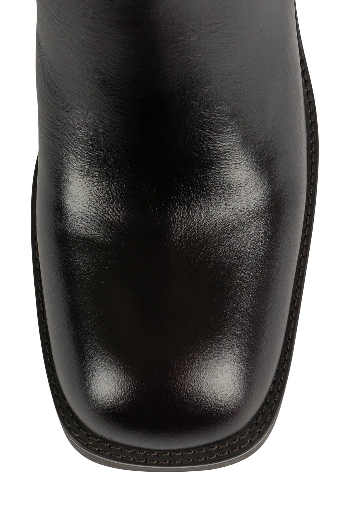 VINYL Jeffrey Campbell Over-The-Knee Boot Dark Brown