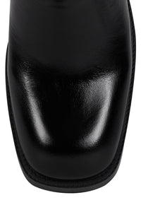 VINYL Jeffrey Campbell Over-The-Knee Boot Black Shiny