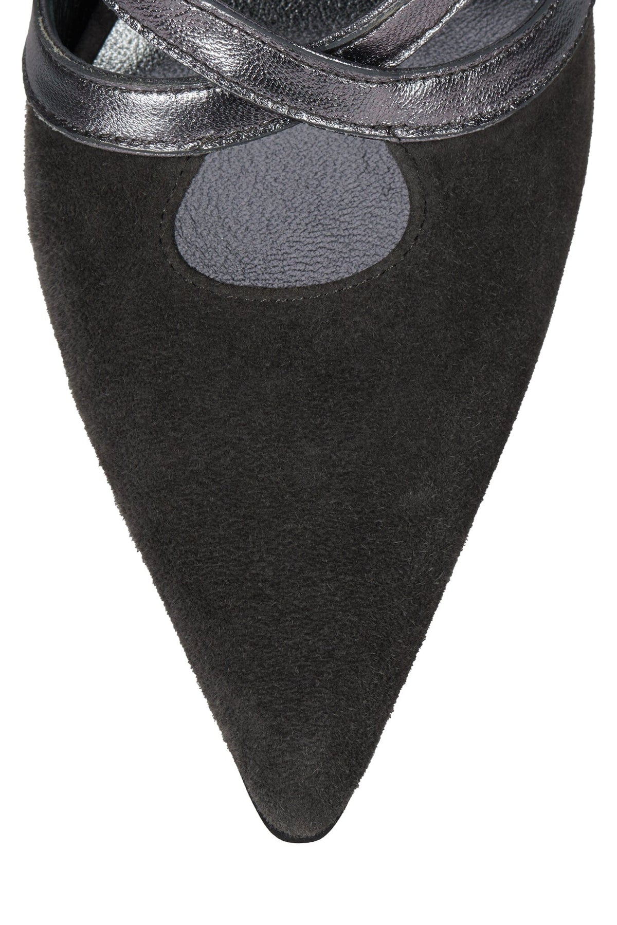 VIRIDIAN Grey Suede Pewter