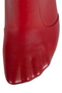 VISION-OS Jeffrey Campbell Mid-Calf Boot Red
