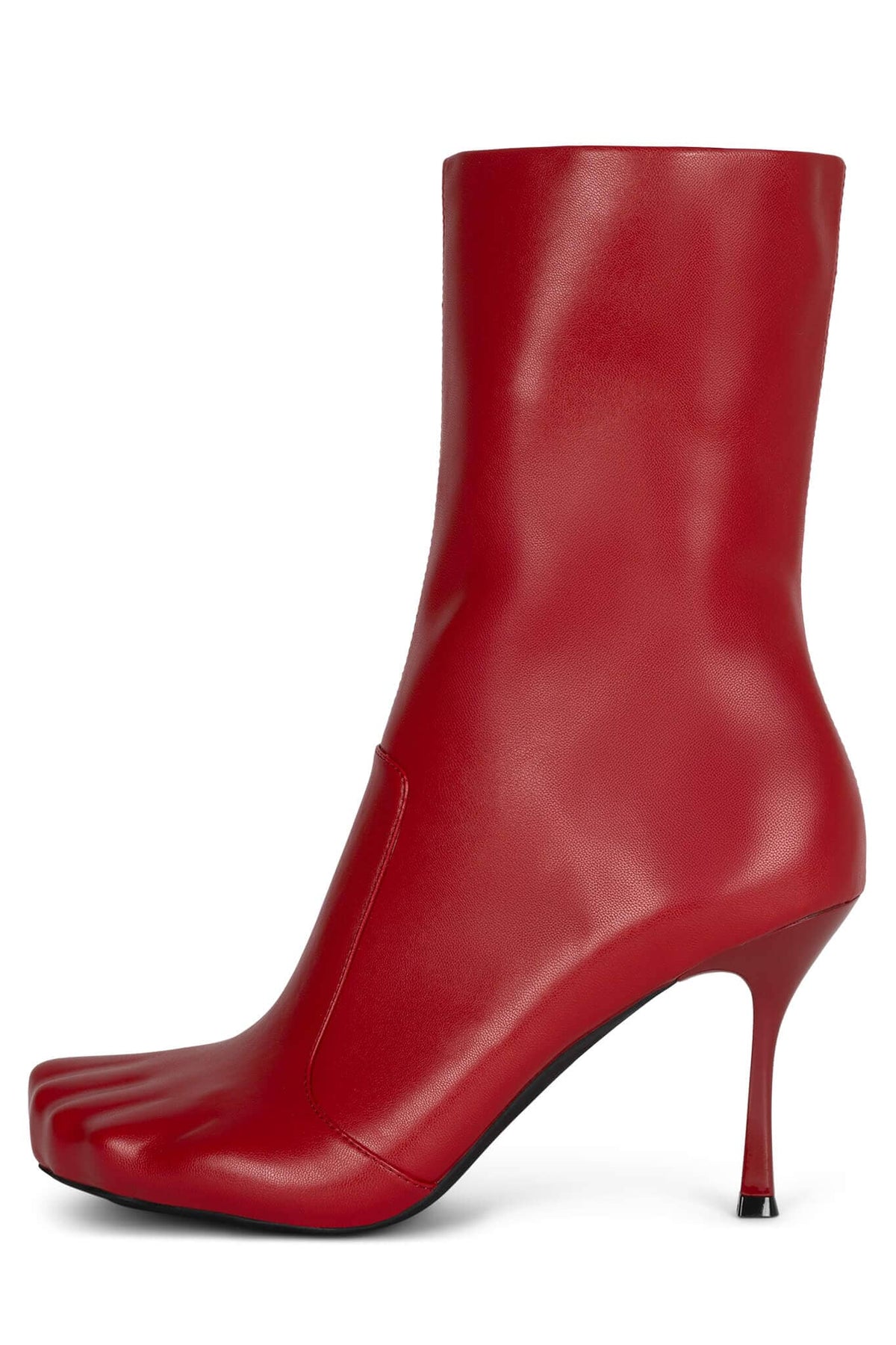 VISION-OS Jeffrey Campbell Mid-Calf Boot Red