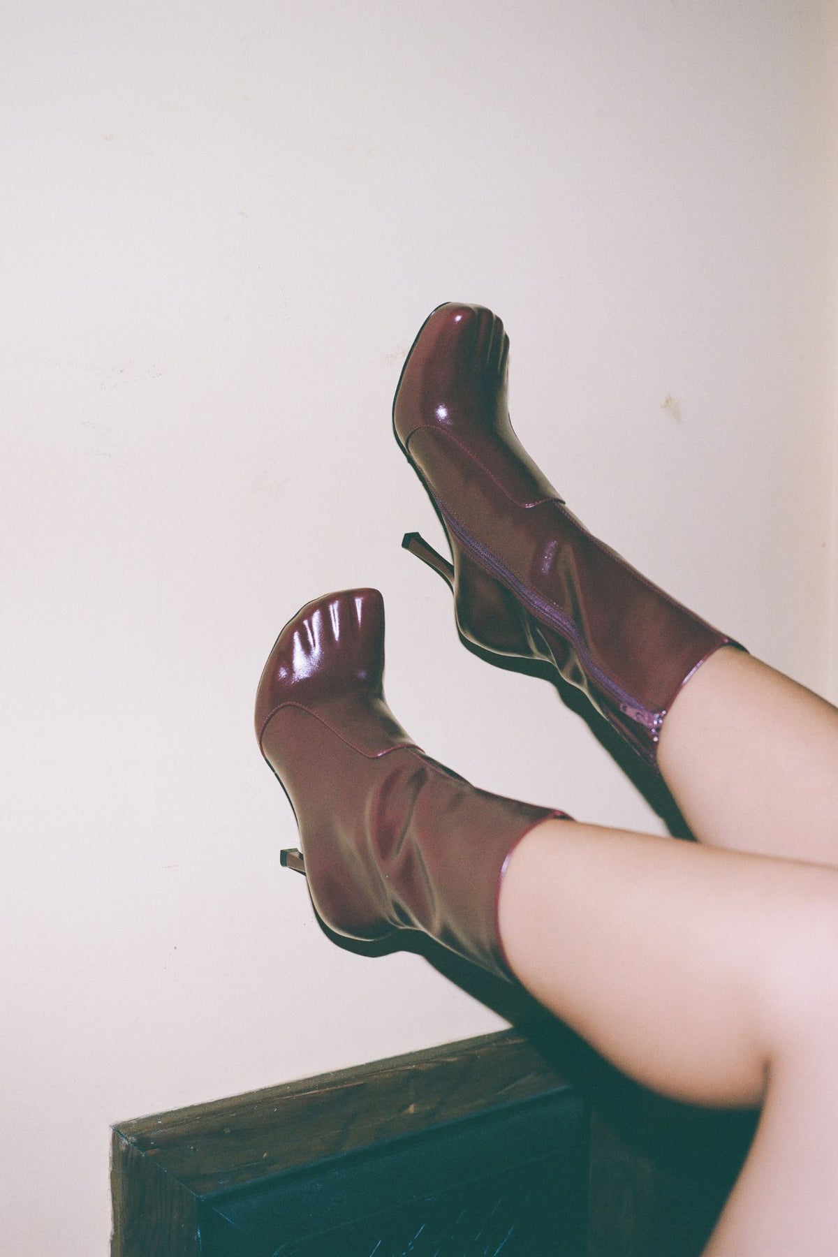 VISIONARY Jeffrey Campbell Ankle Boot Chocolate _hover