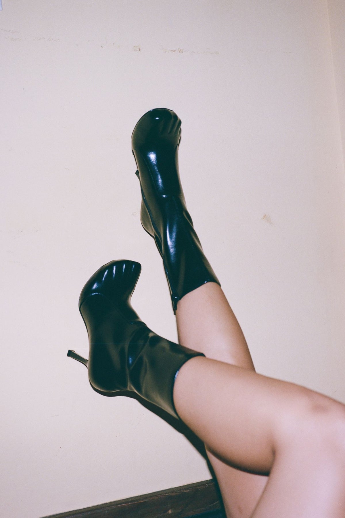 VISIONARY Mid-Calf Jeffrey Campbell Heeled Boot Black
_hover