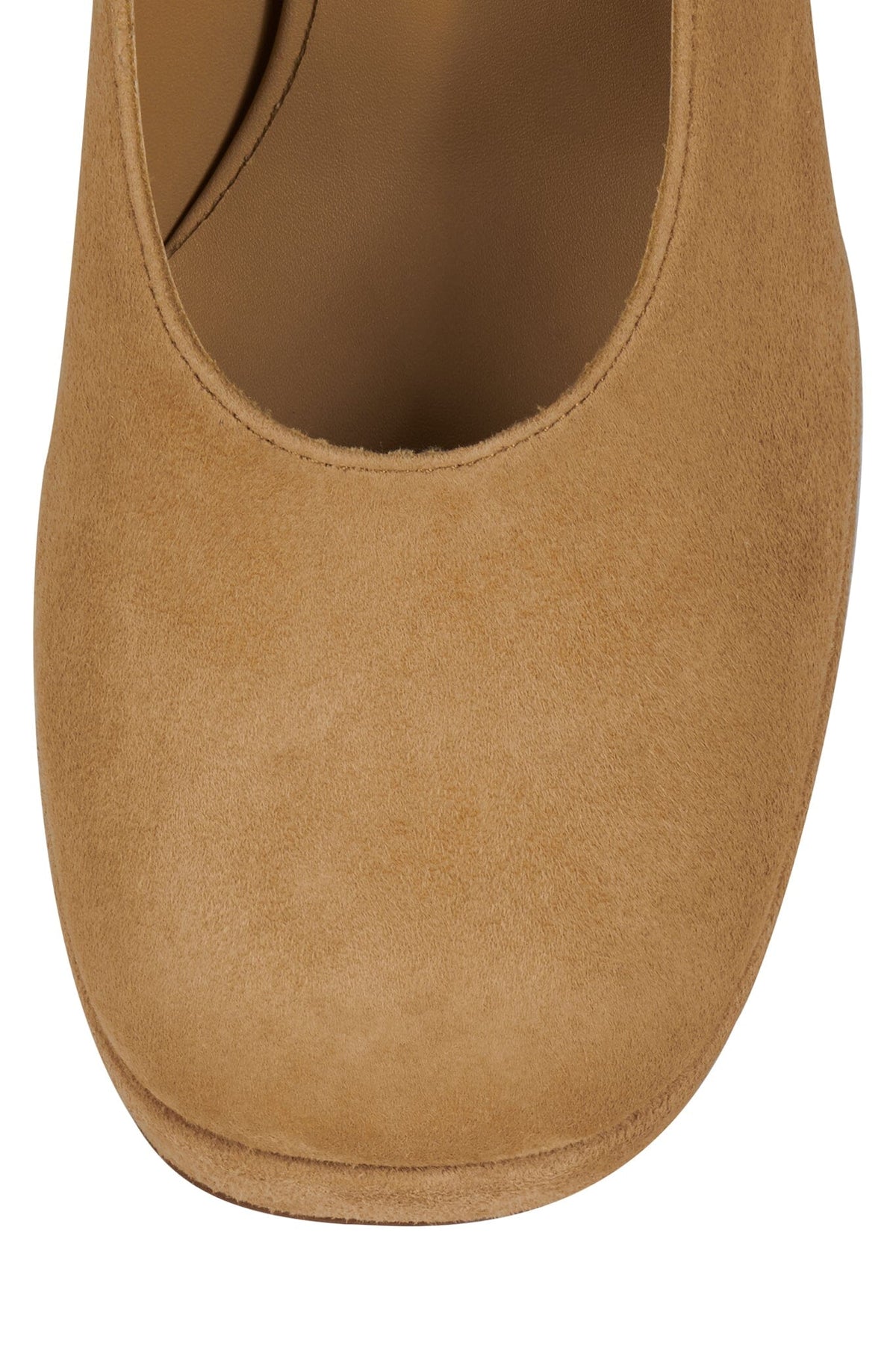 VIVENT Jeffrey Campbell Chunky Block Heels Camel Suede