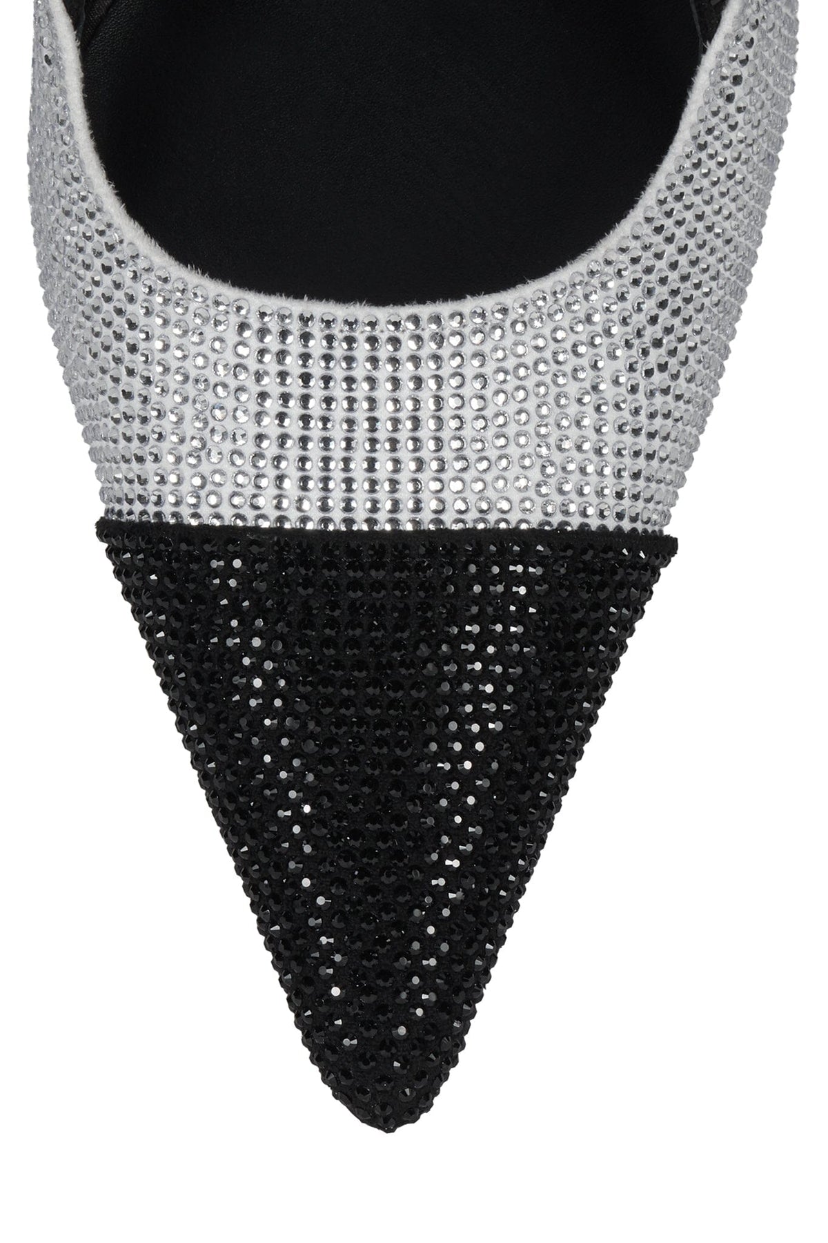 VIVID-J Slingback Heel White Black Combo