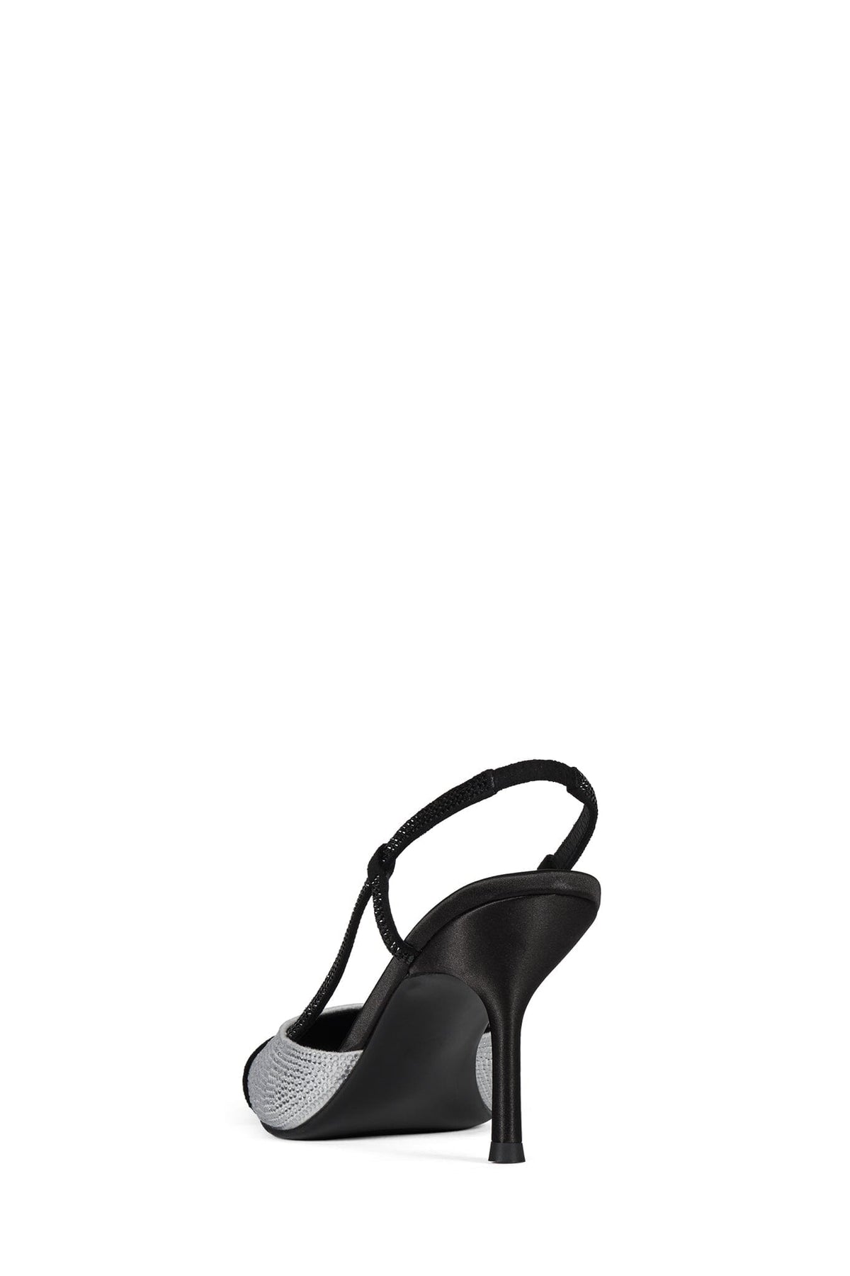 VIVID-J Slingback Heel White Black Combo