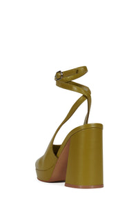 VIVRE Jeffrey Campbell Platform Heels Chartreuse