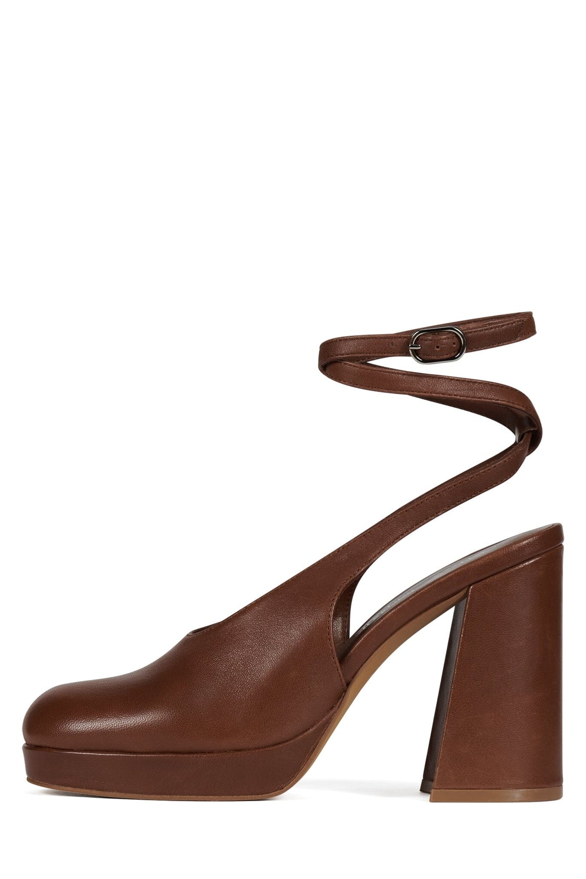 VIVRE Jeffrey Campbell Platform Heels Cognac