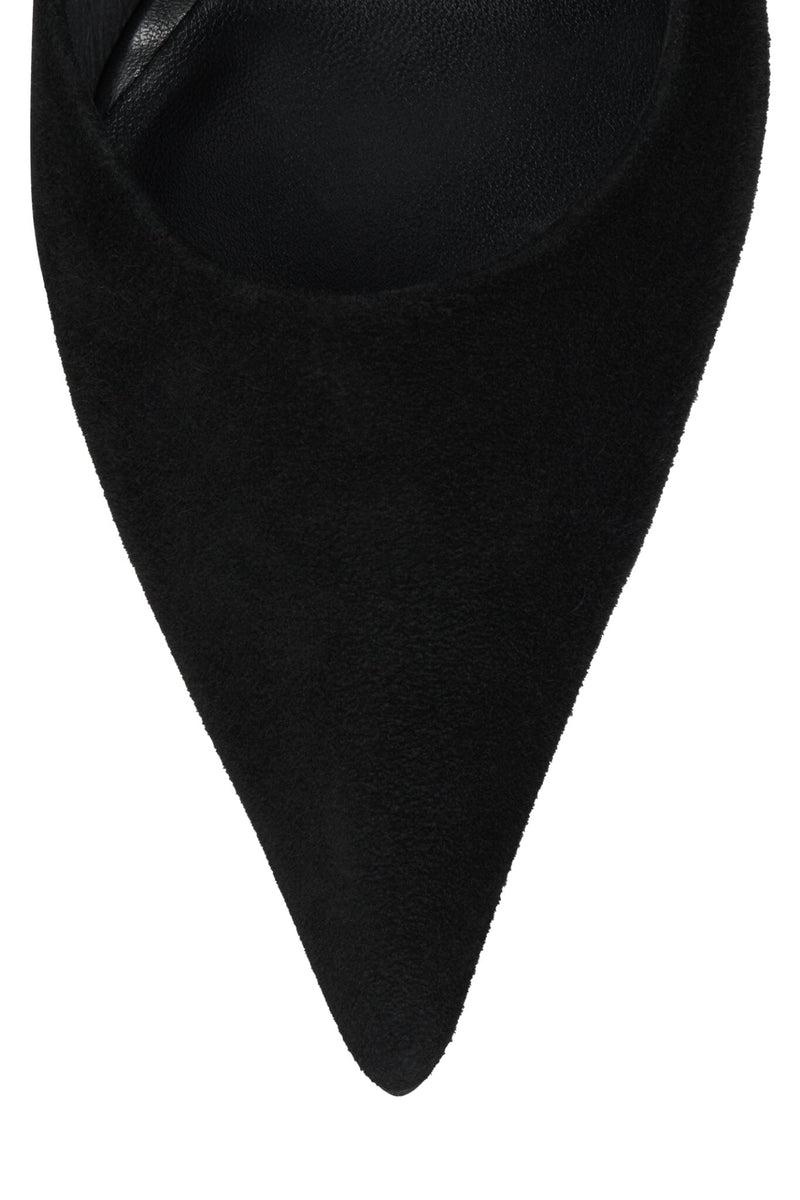 VOLTURI Jeffrey Campbell High-Heel Black Suede Combo